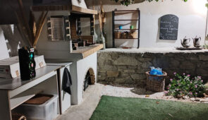 03. Sunset Seafood Dinner in a Paros Country Courtyard